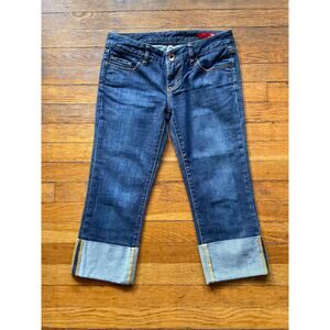 X2 Quality Denim Low-Rise Cropped Jeans sz 2